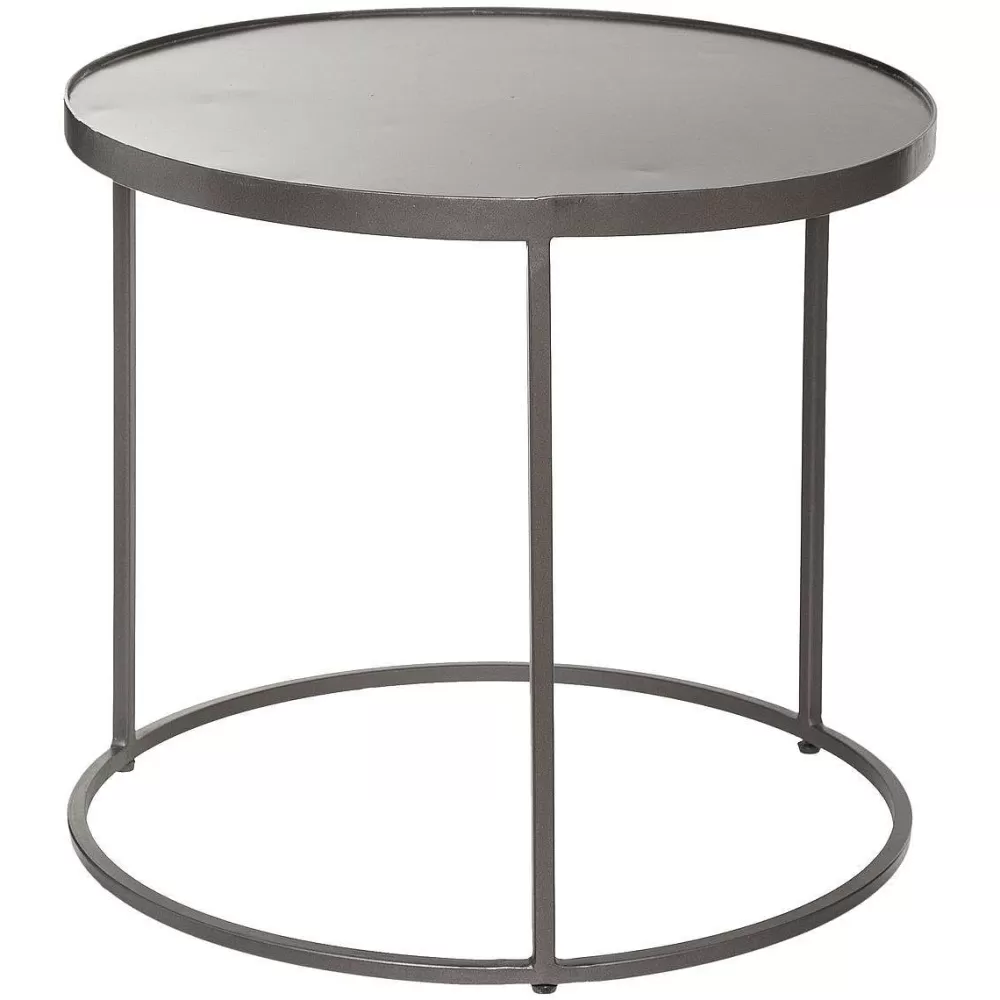 Atmosphera Tables Basses>Table Basse Metal Bois X2 Hauteur Max 51Cm