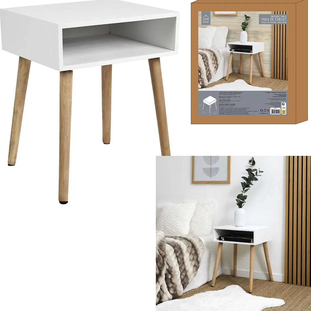 * Tables De Chevet>Table Chevet Niche Blanc