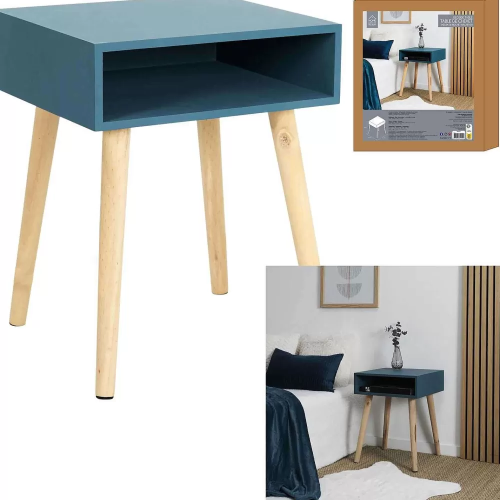 * Tables De Chevet>Table Chevet Niche Bleu