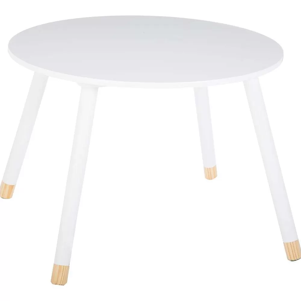 Atmosphera Tables Enfant>Table Douceur Blanc D.60Cm