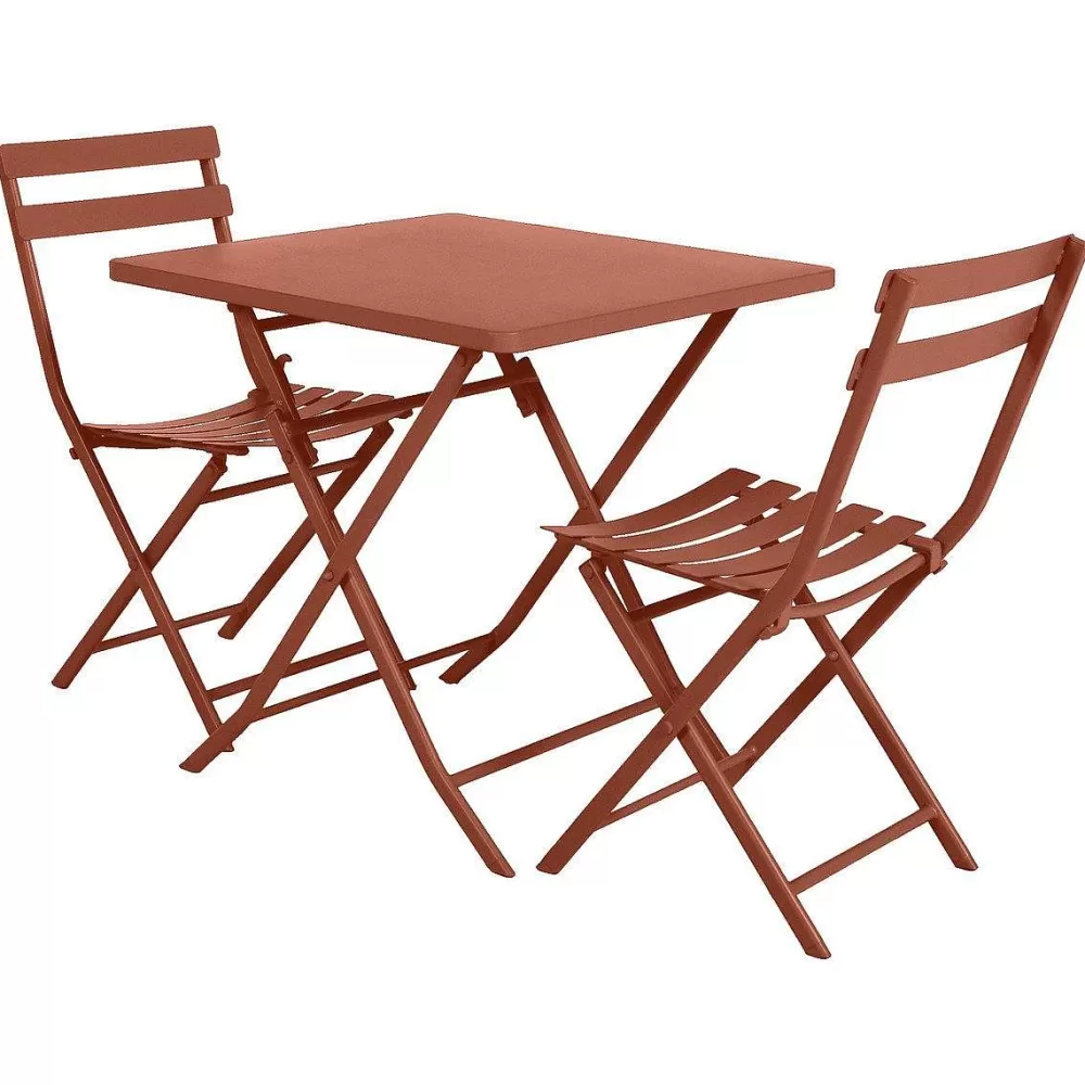 * Tables De Jardin>Table Greensboro Carree Ambre 2 Places