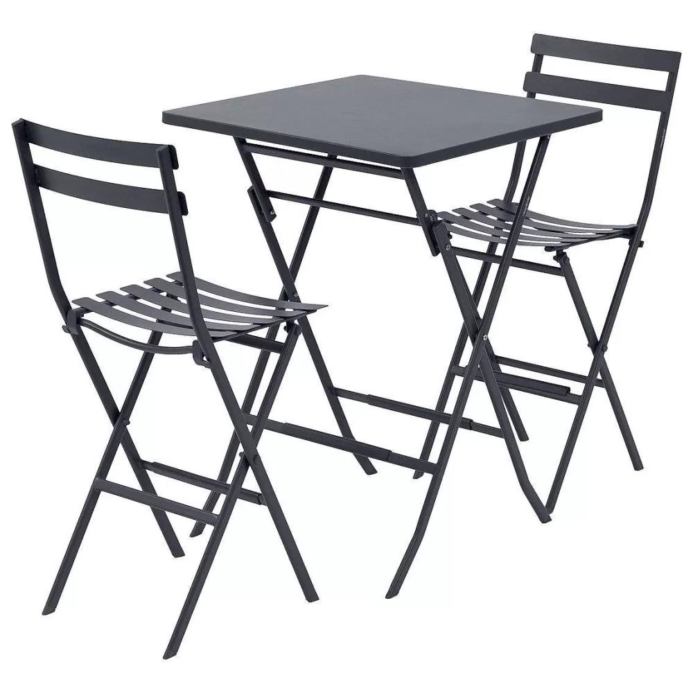 * Tables De Jardin>Table Greensboro Haute Carre Graphite 2 Places