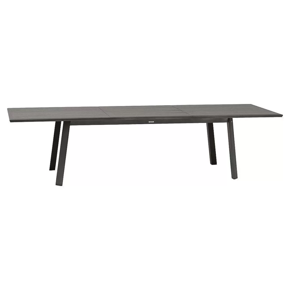 * Tables De Jardin>Table Pavane Extensible Aluminium Graphite 12 Places