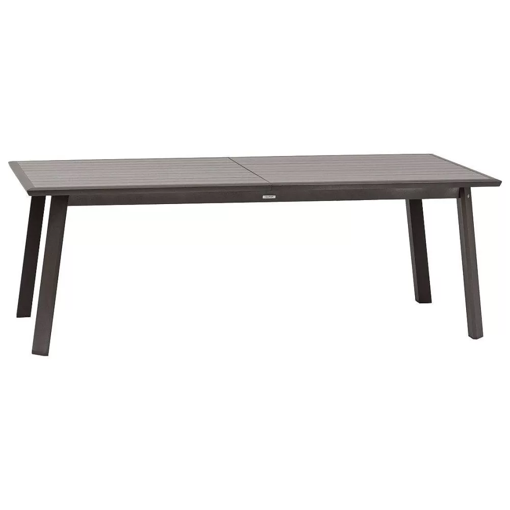 * Tables De Jardin>Table Pavane Extensible Aluminium Seigle Praline 12 Places