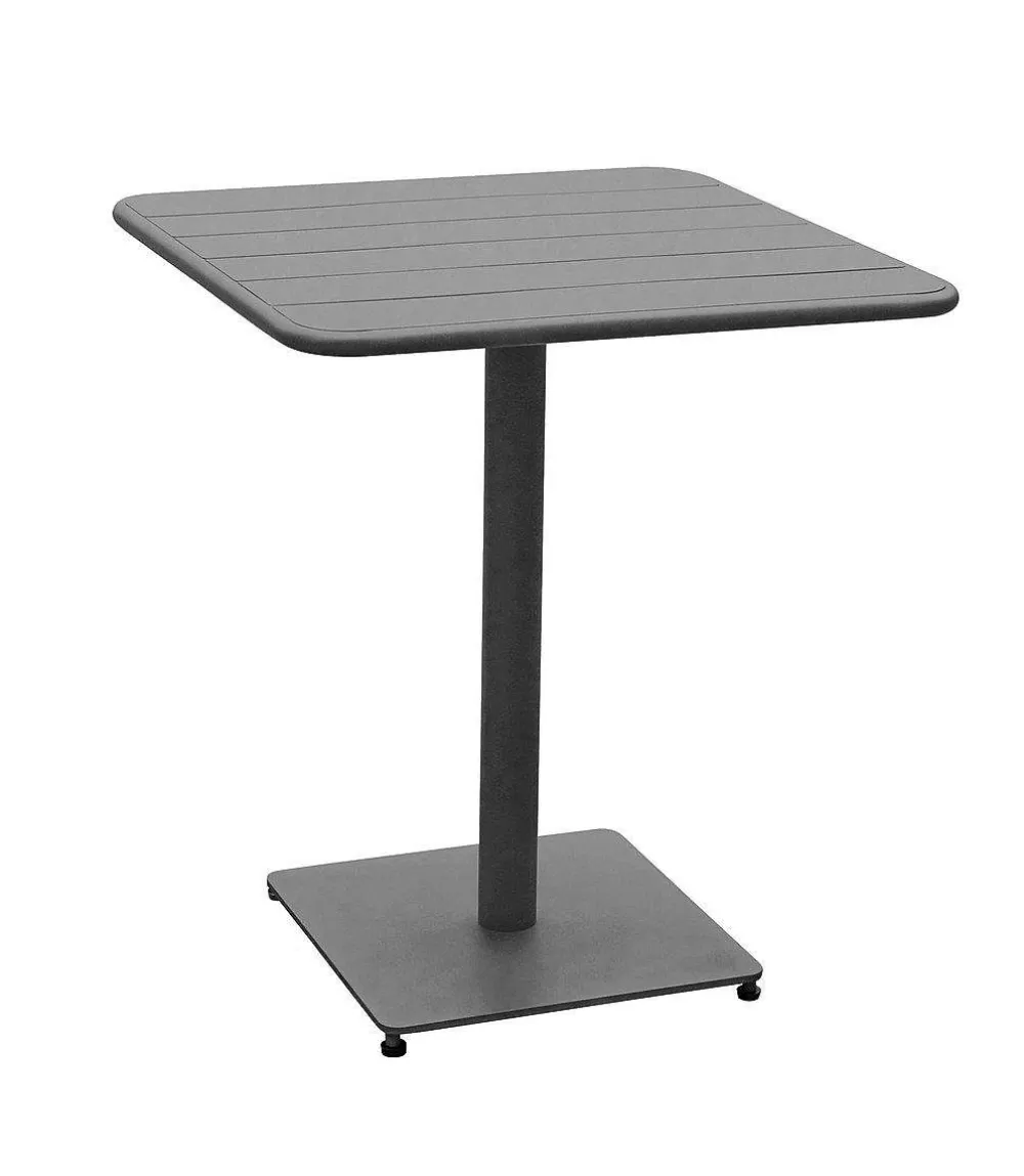 * Tables De Jardin>Table Phuket Carree Graphite 2 Places