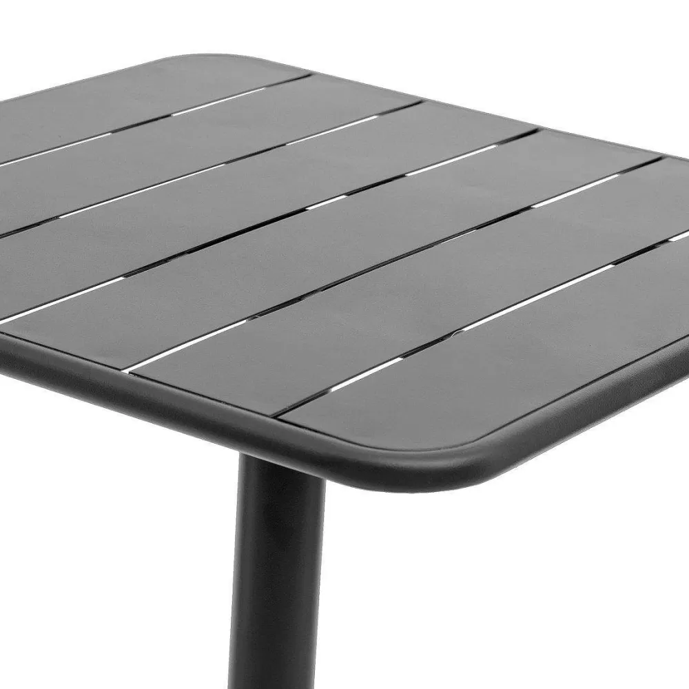 * Tables De Jardin>Table Phuket Carree Graphite 2 Places