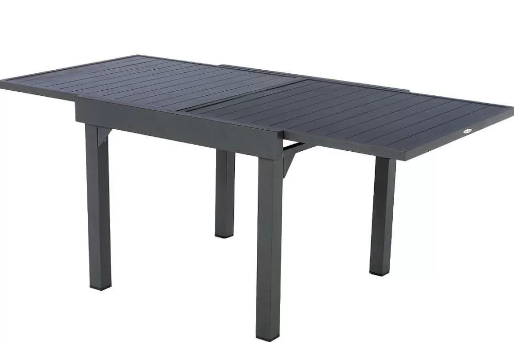 Hespéride Tables De Jardin>Table Piazza Extensible Aluminium Graphite 8 Places