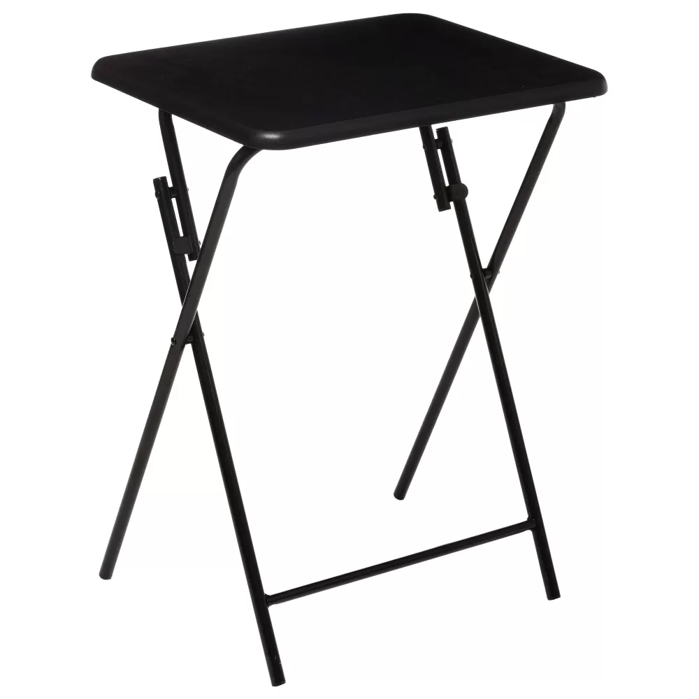 Five Tables Pliantes>Table Pliante 48X38Cm Noir H.64Cm