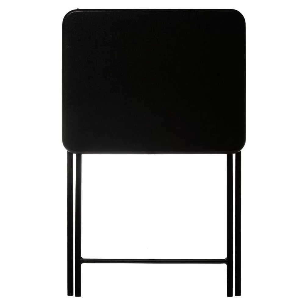 Five Tables Pliantes>Table Pliante 48X38Cm Noir H.64Cm