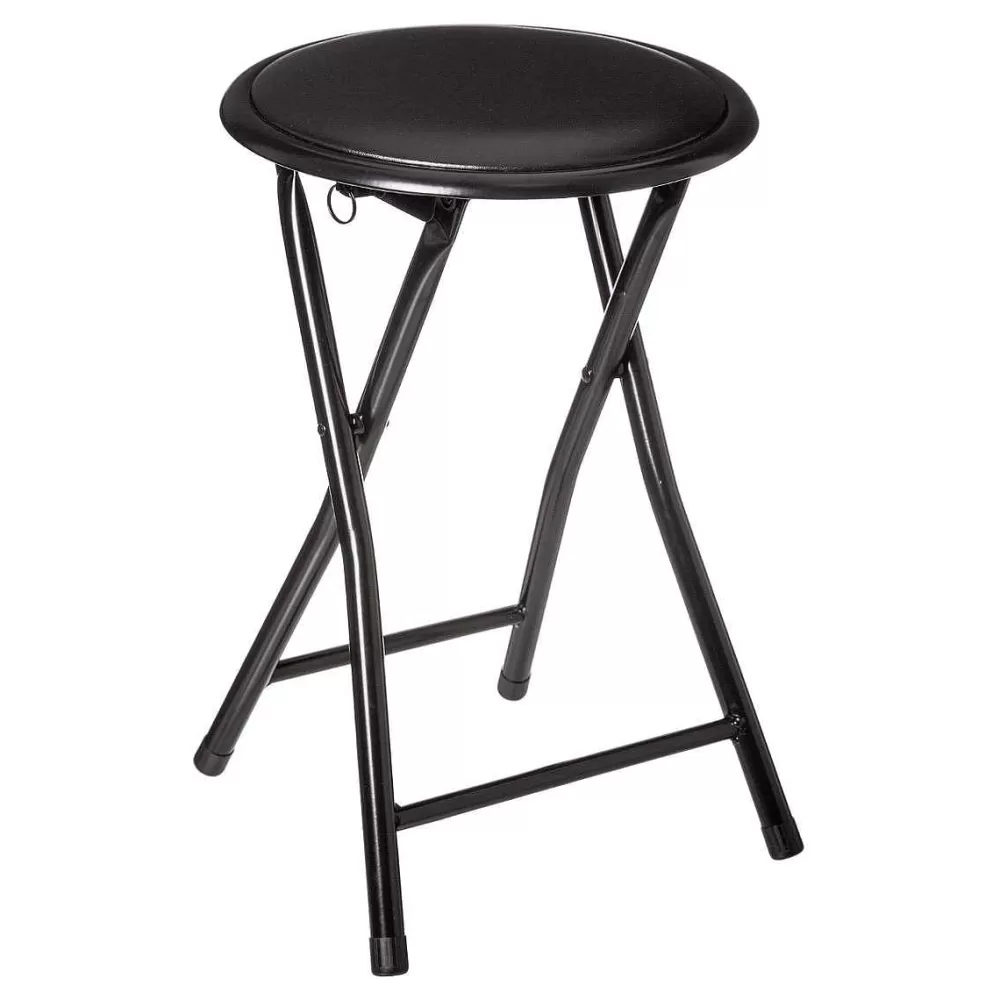 Five Tabourets>Tabouret Pliant Basic Noir