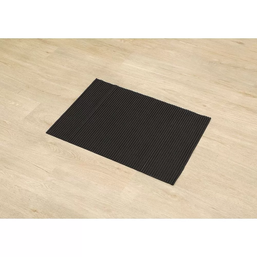 Tapis De Salle De Bain Et Wc | * Tapis Antiderapant 50X70Cm Noir