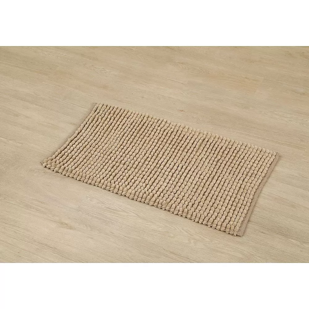 Tapis De Salle De Bain Et Wc | * Tapis Boules 50X90Cm Beige