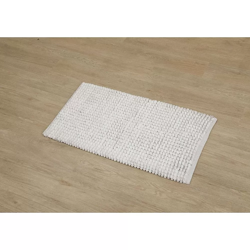 Tapis De Salle De Bain Et Wc | * Tapis Boules 50X90Cm Blanc