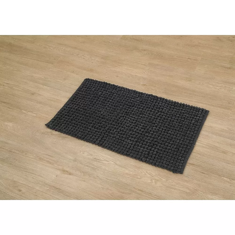 Tapis De Salle De Bain Et Wc | * Tapis Boules 50X90Cm Gris