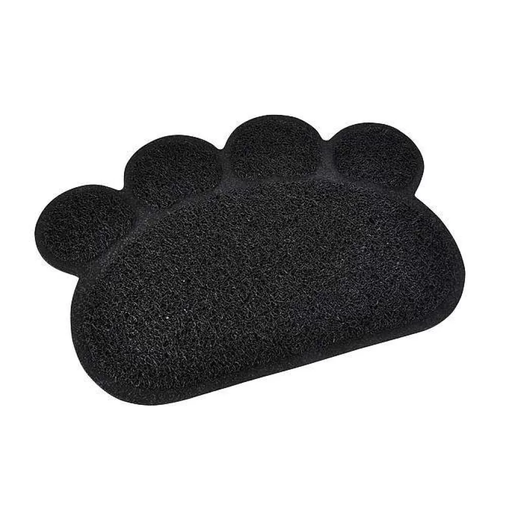 Repas Et Accessoires | * Tapis De Litiere Pattou Pour Chat Noir 30X40Cm