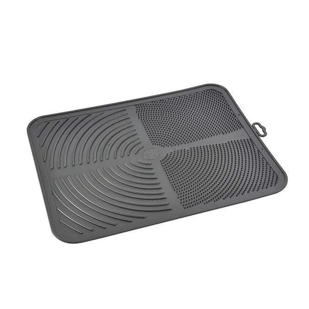 Repas Et Accessoires | * Tapis Litiere Et Maison De Toilette 41.5X32Cm Anthracite