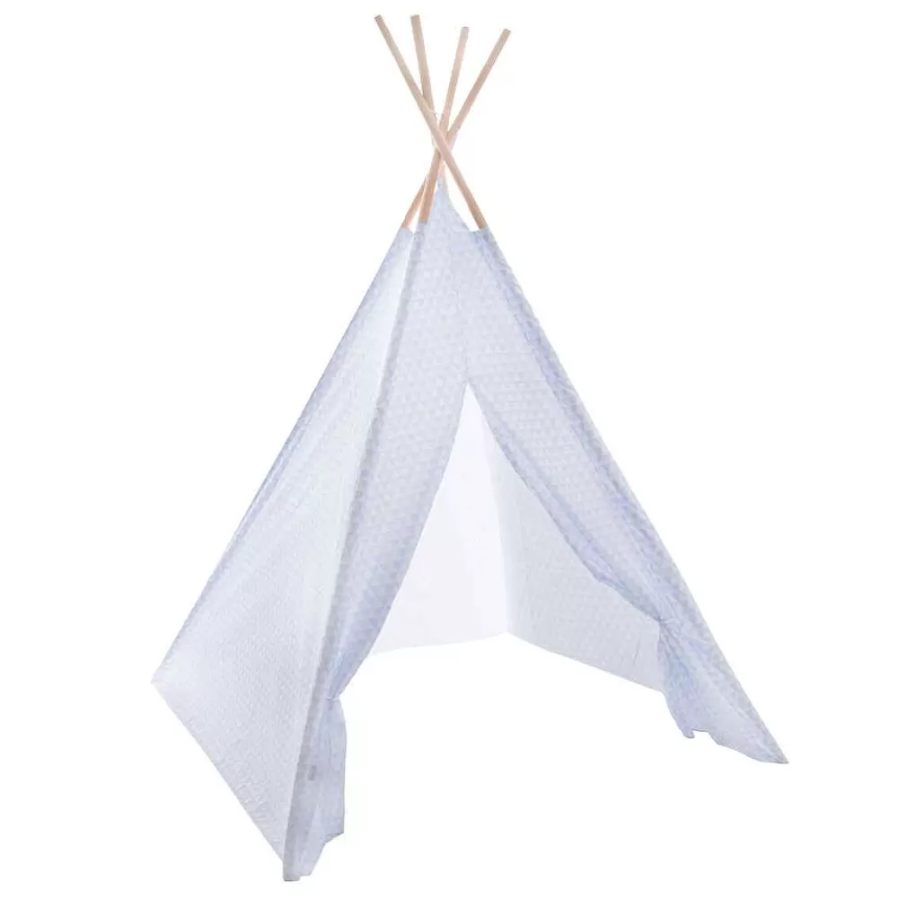 Atmosphera Tipis Et Cabanes>Tipi Deco Bleu H.160Cm