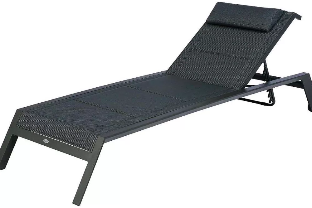 Hespéride Chaise Longue Et Transat De Jardin>Transat Allure Poivre Graphite