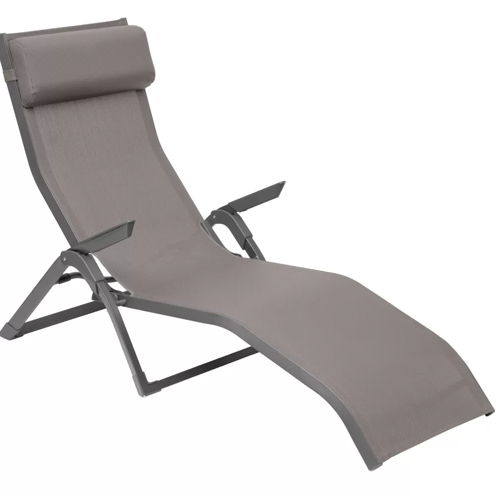 * Chaise Longue Et Transat De Jardin>Transat Decima Noisette Praline