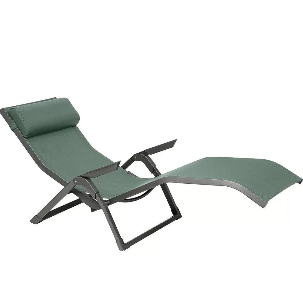 * Chaise Longue Et Transat De Jardin>Transat Decima Olive Graphite