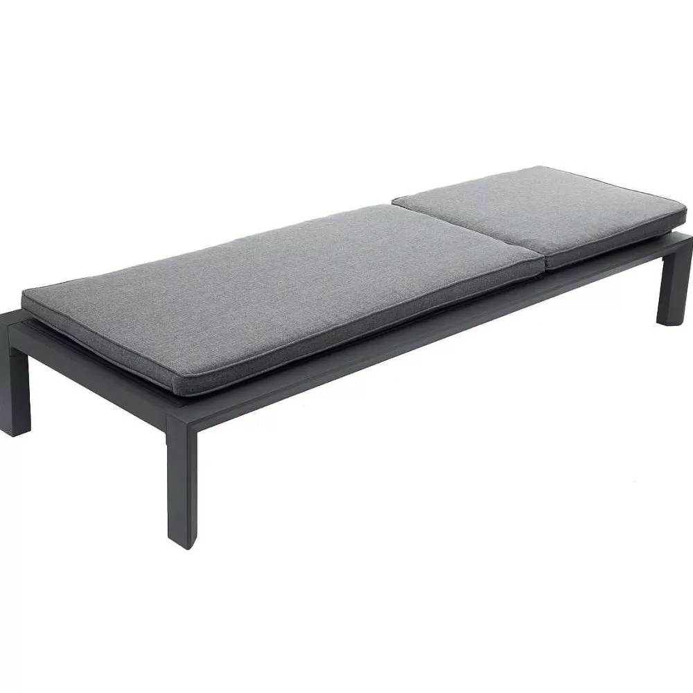 Hespéride Chaise Longue Et Transat De Jardin>Transat Evasion Anthracite Graphite